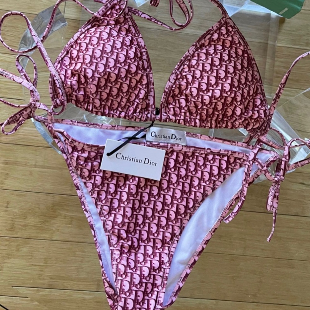 Christian Dior print Bikini
